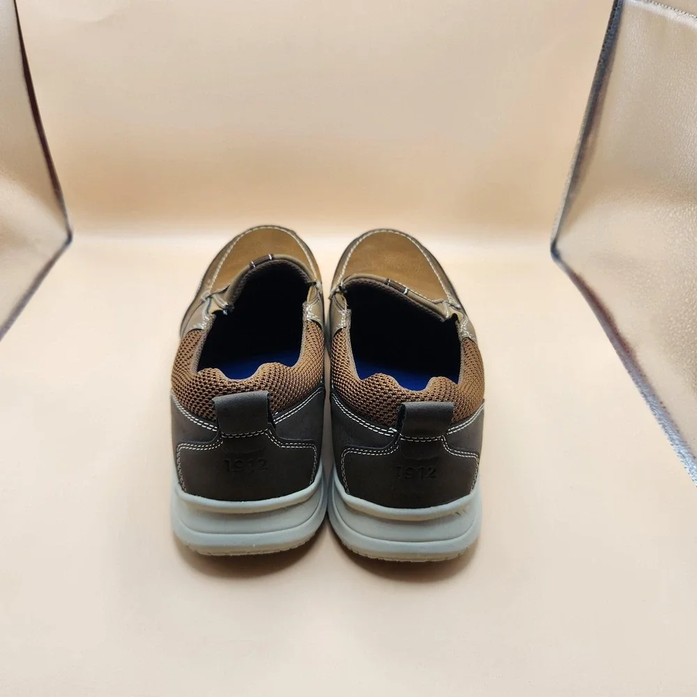 Nunn Bush Comfort Gel Loafer Shoes Mens Size 11 Brown Slip On Walking Casual